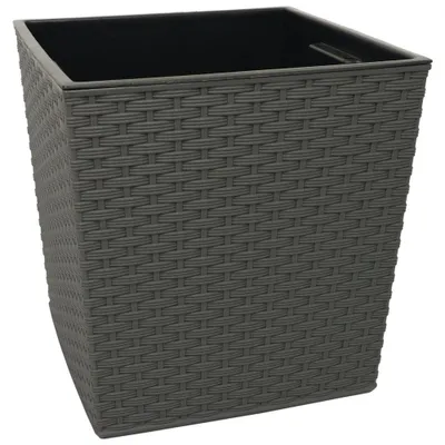 Produktbild von Quadratkübel Juka 30x30 Rattan anthrazit