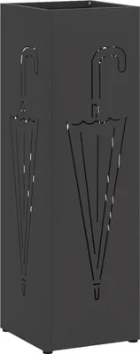 Immagine prodotto di vidaXL Supporto per ombrellone nero 15,5 x 15,5 x 49 cm in metallo