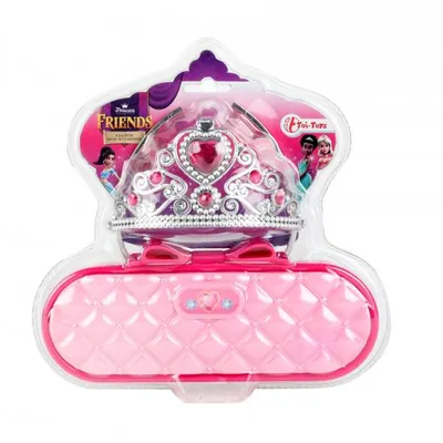 Image de dress up Accessoires princesse fille rose 3 pièces