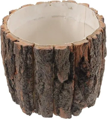 Obrázek produktu pro Dřevěný květináč Rustik 17 cm pro sukulenty