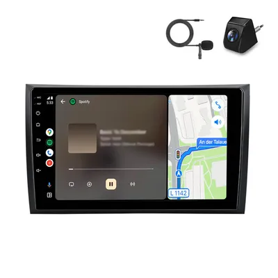 Obrázok produktu pre Android rádio vhodné pre Suzuki SX4 2006–2014 CarPlay Android Auto Navi Bluetooth DAB+ zadná kamera 9 palcov 64 GB
