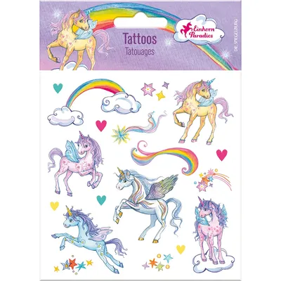 Produktbild von Die Spiegelburg Glitzer-Tattoos Einhorn-Paradies EINHORN PARADIES