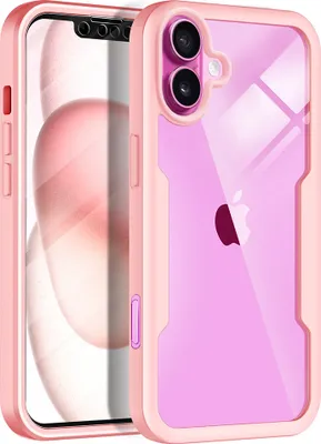 Produktbild von Techsuit ColorVerse 360 Hülle mit Schutzfolie für Apple iPhone 16 Plus - Rosa