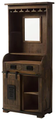 Produktbild von MASSIVMOEBEL24.DE Bar Mango 75x35x170 braun lackiert RAILWAY #441