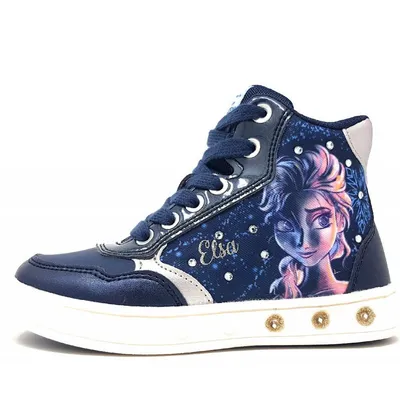 Imagen del producto de Geox Skylin, botas de cordones para niña, color azul, para uso diario