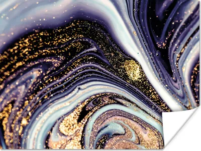 Produktbild von MuchoWow® Poster Marmor - Lila - Luxus - Marmoroptik - Glitzer 40x30 cm - Plakate für die Wände - Poster Wohnzimmer