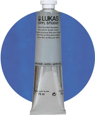 Obrázok produktu pre Lukas Cryl Studio Akrylová farba Fluorescent Blue 75 ml 1 ks