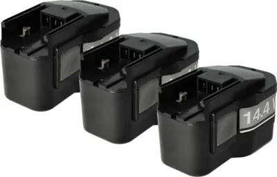 Produktbild von vhbw 3x Akku kompatibel mit Milwaukee PES 14.4 T, PIW 14.4 HEX, PAS 14.4 Power Plus, PCG 14.4, PIW 14.4 SD Werkzeug (1500 mAh, NiMH, 14,4 V)