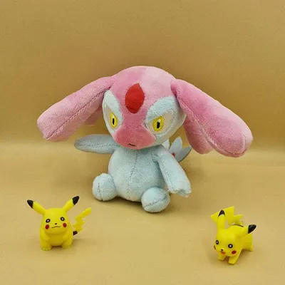 Produktbild von Pokemon Vesprit Kuscheltier - 15 cm Plüschtier Mesprit