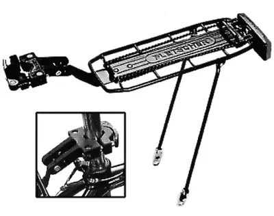 Produktbild von Pletscher GS1S-6PO-000330 Gepäckträger Quick Rack Suspension, 26', schwarz