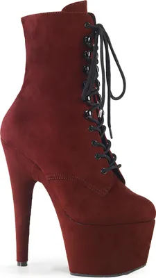 Produktbild von ADORE-1020FS Damen Booties von Pleaser, Dunkelrot  , EU 39, US 9