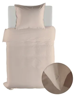 Produktbild von Yellow Suite Casablanca Bettbezug - 155x220 cm – 100% Baumwolle – Hochwertige Bettwäsche mit motiv – Weich - Atmungsaktiv und Hautfreundlich – inkl. 80x80 cm Kissenbezug – Beige