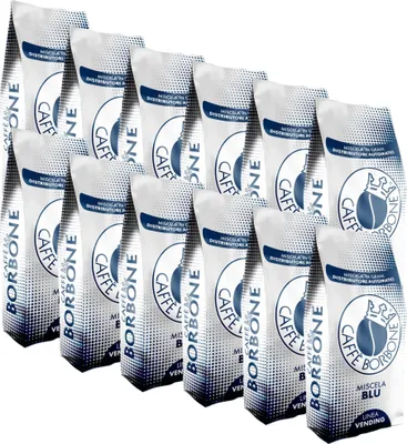 Produktbild von Caffè Borbone Miscela BLU 12x1000g ganze Kaffeebohnen | Italien Kaffee Bohnen