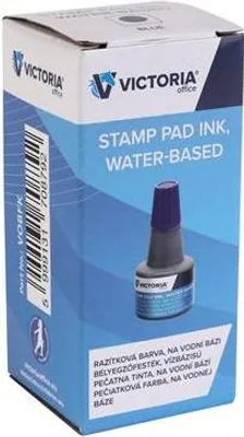 Produktbild von Stempelfarbe, blau, 30 ml, VICTORIA OFFICE