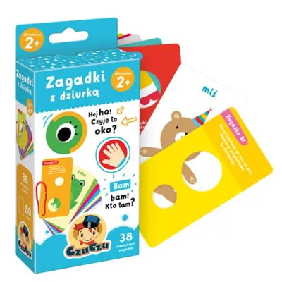 Zdjęcie produktu dla Zagadki dla dzieci z dziurką 2+