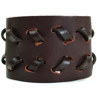 Produktbild von CJBB1950 Herren Armband Leder braun 20 cm