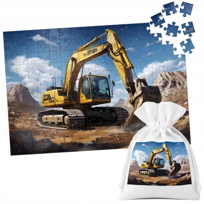 Image de Puzzle Tradycyjne - Maszyny Budowlane - 252El