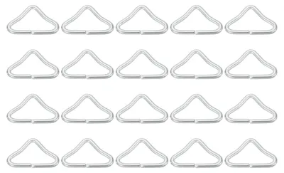20 Dreieckschlösser aus Metall, 3,8 cm, für Trampolin-Gurte