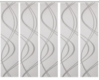 Produktbild von Schiebevorhang TIBERIO aus Dekostoff und Voile mit Scherli 245 x 60 cm
