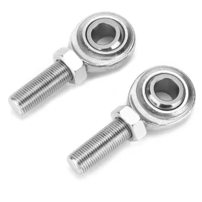 Imagen del producto de 2 unidades de rótula esférica CMR-8, con rosca hembra de 1/2 pulgada y rosca macho de 1/2-20, compatible con automóviles, motocicletas, vehículos todo terreno y embarcaciones