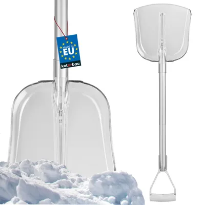 Produktbild von KOTARBAU® Schneeschaufel Auto Schneeschieber Auto Schneeschaufel Aluminium 27,5 - 41,5 cm Teleskop Lawinenschaufel Schneeschüppe klein Klappschaufel aus Kunststoff Polycarbonat