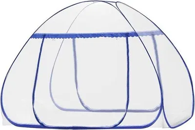 Produktbild von Doppelbett Zelt - Faltbares Feines Netz Reise Zelt - Doppelbett (200 x 180 cm)