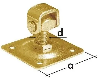 Immagine prodotto di Cerniera regolabile ZRDP 18/90, M18x90 galvanica