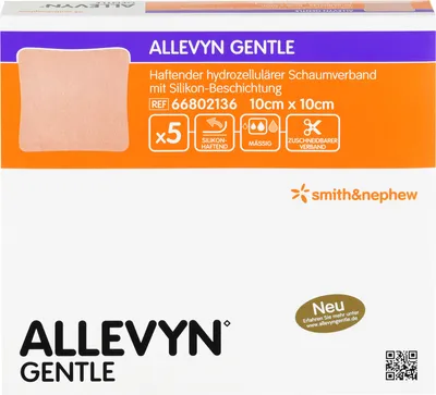 Produktbild von Allevyn Gentle 10cmx10cm, 5 St VER