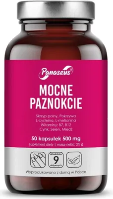 Zdjęcie produktu dla Panaseus mocne paznokcie (50 kaps.)