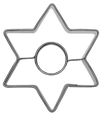 Image de EkoForemki Emporte-pièce étoile avec trou 6 cm