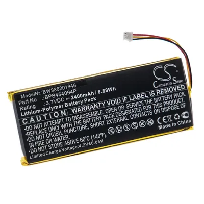 Produktbild von vhbw Akku kompatibel mit Geneva WorldRadio digital Radio (2400 mAh, 3,7 V, Li-Polymer)