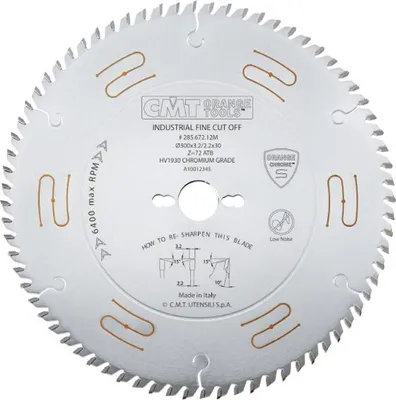 Immagine prodotto di CMT CHROME | Lama da taglio per ø 300/30 mm Z72 WZ/ATB