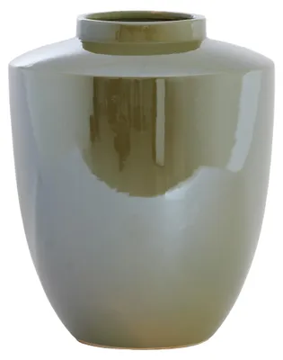 Immagine prodotto di Vaso in Vetroceramica Light & Living TALEA luce verde olio – Ø32x40 cm