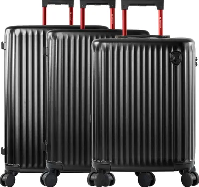 Immagine prodotto di Heys SmartLuggage - Set trolley a 4 ruote, 3 pezzi (L/M/S) (nero)