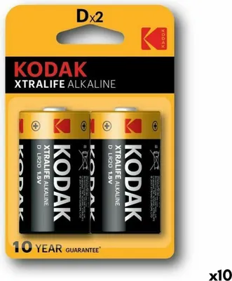 Obrázek produktu pro Alkalická manganová baterie Kodak 1,5 V LR20 (10 kusů)