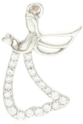 Image de Pendentif en argent avec zircons Andílek AGH677