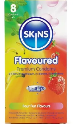 Immagine prodotto di Skins - Preservativi Multigusto Premium Confezione Da 8