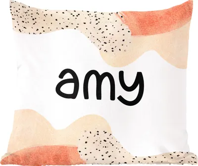 Produktbild von MuchoWow® Zierkissen Sofakissen Wohnzimmer Dekokissen 40x40 cm Amy - Pastell - Mädchen - Foto Kissen - Schlafzimmer Dekoration