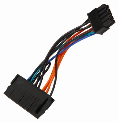 Produktbild von C36 Adapterkabel 24Pin auf 10Pin – ATX Netzteil Stromkabel für Lenovo Medion Mainboard – PC Netzteil Adapter