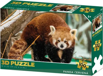 Image de Puzzle 3D - Panda Rouge