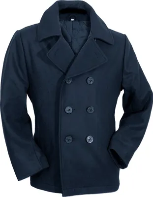 Produktbild von Us Navy Pea Coat Tuch Dk.blau Kn.schw.
