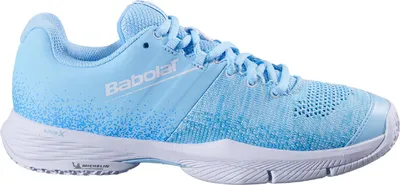 Immagine prodotto di Scarpe da padel Babolat Sensa, scarpe sportive da tennis, azzurro/bianco 3A1F25C757-4121, numero di scarpe: 39 EU