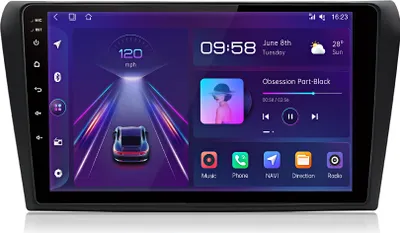 Obrázok produktu pre 9''  Mazda 3 2004-2009 Autoradio android 13GPS Sat Navi FM WIFI BT USB DAB 2+32GB