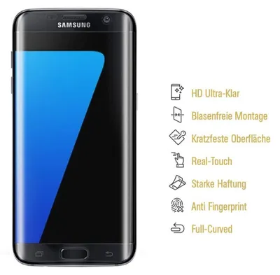 Produktbild von 2x Panzerfolie für Samsung Galaxy S7 FULL-COVER Displayschutzfolie Display KLAR