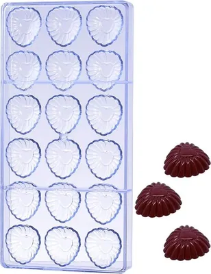 Produktbild von Polycarbonat-Schokoladenform HEART IN ROSE