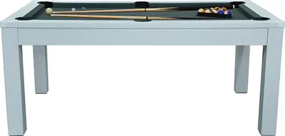 Produktbild von Weißer Klapptisch - Billard und Tischtennis - L.182 x B.102 x H.80 cm - HENK