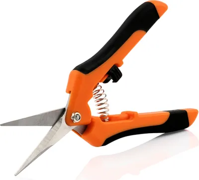 Produktbild von Zelsius Ernteschere | gerade Klinge | ergonomischer Griff | orange / schwarz