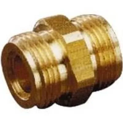 Image de Raccord Double Mâle Gaz Dipra Connexion Sécurisée Pour Gaz Butane/propane - Dipra