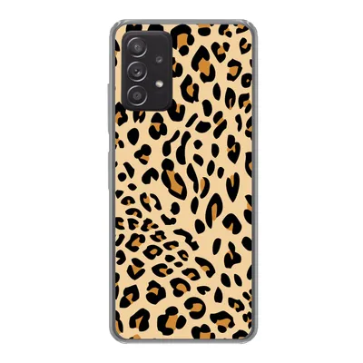 Produktbild von MuchoWow® Handyhülle Schutzhülle Hülle für Samsung galaxy a73 Tiermuster - Panther - Leopard Silikon Softcase Handy Hülle - Handyhülle