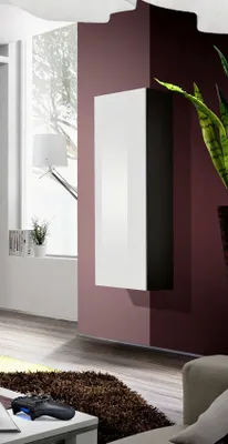 Obrázek produktu pro Závěsná skříňka FREYA - černá / bílá